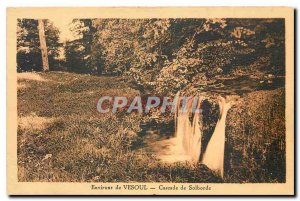 Old Postcard surroundings Vesoul Cascade Solborde