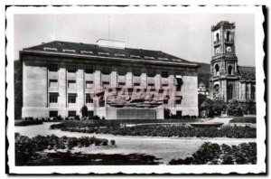 Modern Postcard Neuchatel watch Research Laboratory and the Catholic Church