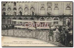 Postcard Old Jet Aviation Albatos capture July 30, 1915 Nancy Place Stanislas