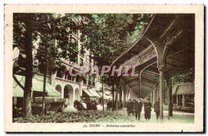 Vichy Postcard Old covered Galleries