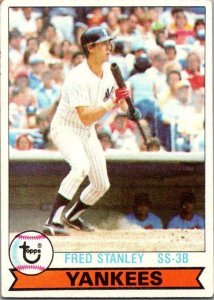 1979 Topps Baseball Card Fred Stanley New York Yankees