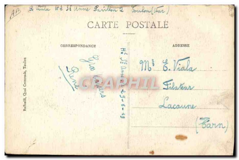 Old Postcard Boat War Sailors Illustrator Gervese custody