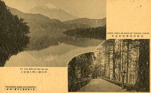 Japan - National Park Hakone. Two Views