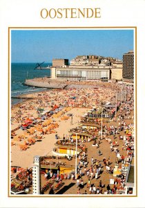 Belgium Oostende Beach Scene