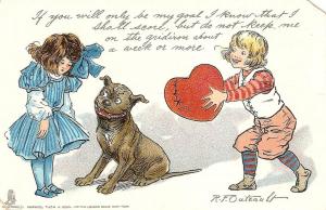 \If you will only be....\ Tuck Valentine PC, signed Outcoult