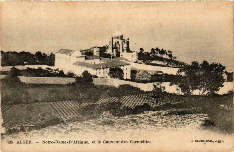 CPA AK Geiser 135 Alger Notre Dame Afrique Couvent Carmélites ALGERIE (764914)