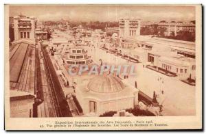 Postcard Ancient Arts Decoratifs Paris International Exhibition in 1925 Gener...