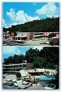 Velda Rose Motor Hotel Hot Springs National Park Arkansas AR Dual View Postcard