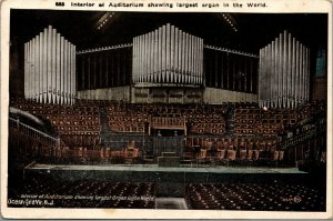 Vtg 1920s The Great Auditorium Organ Ocean Grove New Jersey NJ Postcard