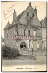 Old Postcard Chateaudun House of the 16th