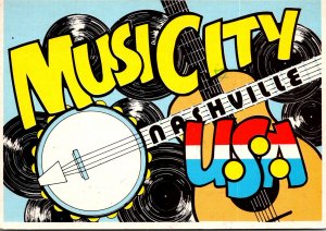 Tennessee Nashville Greetings From Music City U S A 1985