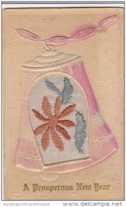 Embroidered Flowers In Pink Bell 1920