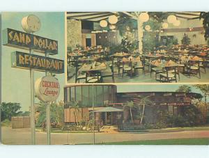 Pre-1980 SAND DOLLAR RESTAURANT St. Saint Petersburg Florida FL v8225