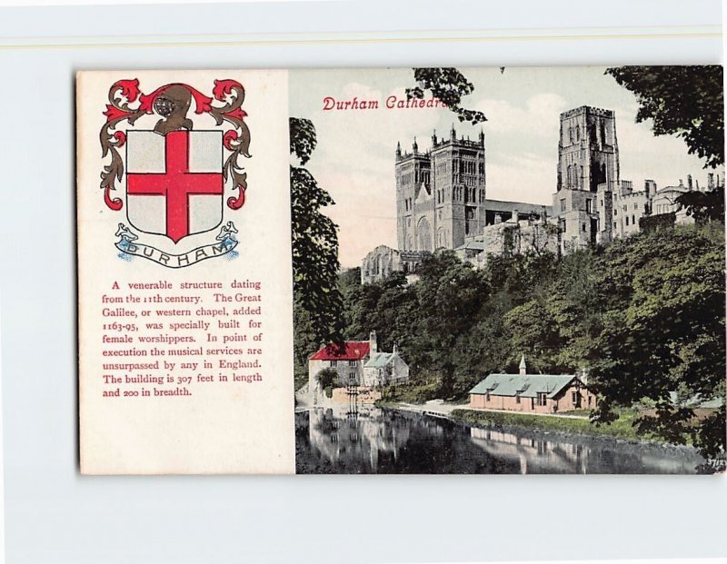 Postcard Durham Cathedral, Durham, England