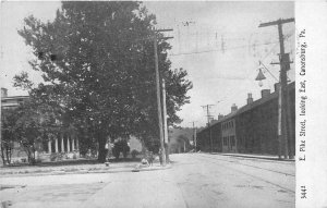 Postcard 1910 Pennsylvania Canonsburg E. Pike Street #3442 NE Paper PA24-1832