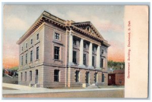 Deadwood South Dakota SD Postcard Government Building Exterior View 1910 Antique