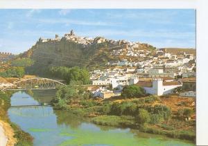 Postal 049568 : Arcos de la Frontera. Rio Guadalete vista parcial y Corte de ...