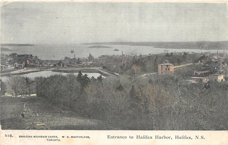 br105033 entrance to halifax harbour canada