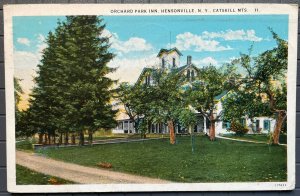 Vintage Postcard 1932 Orchard Park Inn, Catskills Mts., Hensonville NY