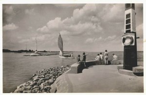 Hungary Siófok Molo of Siofok Vintage RPPC 04.01