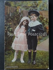Old Tucks Rapholette - 'When The Heart is Young showing two children boy & girl
