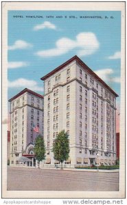 Hotel Hamilton 14th And K Streets Washington D C 1939