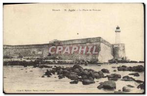 Old Postcard Lighthouse Lighthouse Brescou Agde