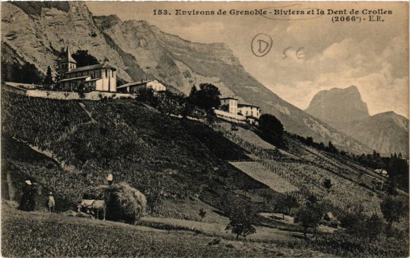 CPA BIVIERS - BIVIERS et la Dent de Crolles - Env. de GRENOBLE (489246)