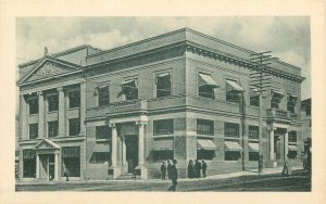 1920s Prescott Arizona Masonic Temple National Bank Owl Drug Postcard 25-8933