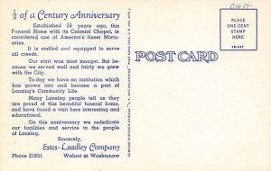 Estes-Leadley Funeral Home Lansing, MI USA Funeral Home Postcard