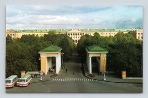 Smolny Institute Museum Aerial Leningrad Russia USSR UNP Chrome Postcard J16