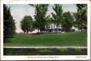 USA Beaver Lake House Derry Village New Hampshire Vintage Postcard C027