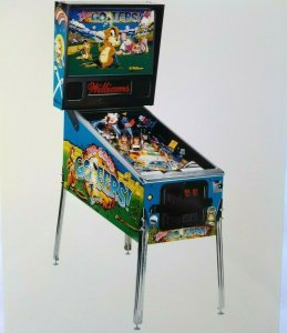 No Good Gofers Pinball Photo Original NOS Promo Full Game View 1997