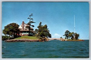Zavikon Island, Bridge, Thousand Islands, Ontario & New York, Vintage Postcard