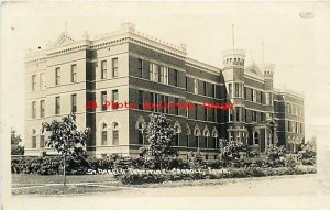 IA, Carroll, Iowa, RPPC, Saint Angela Institue, Exterior Scene, 1922 PM