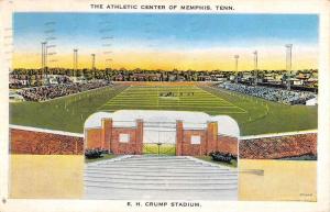 Memphis Tennessee Athletic Center Crump Stadium Antique Postcard K7876502