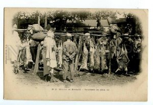 497161 Algeria Boufarik Walk Outdoor Butchery Vintage Ideale postcard