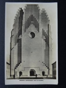 Denmark COPENHAGEN NEW CATHEDRAL 1930s RP Postcard Canadian Pacific Cruise PC