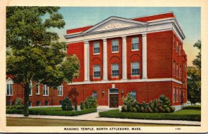 Massachusetts North Attleboro Masonic Temple 1944