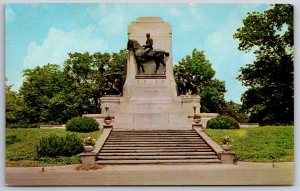 Dayton Ohio~John Henry Patterson Memorial @ Hills & Dales Park~Vintage Postcard
