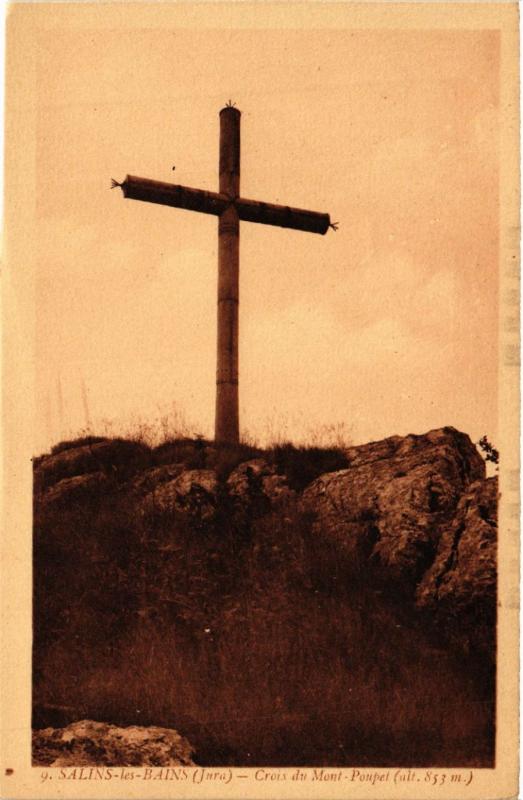CPA SALINS-les-BAINS Croix du Mont Poupet (447267)