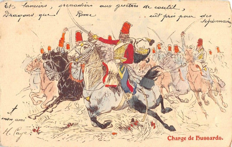 L111 France 1900-01 Militaria uniform French Army early nine postcard