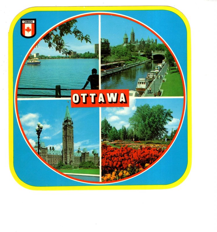 Large 6 inch Square Scenes in Ottawa, Ontario