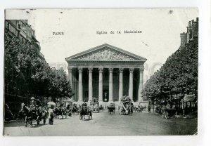 3131600 FRANCE PARIS Eglise de la Madeleine OLD RPPC to RUSSIA