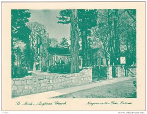 St Mark's Anglican Church , NIAGRA-on-the-Lake , Ontario , canada , 50-60s