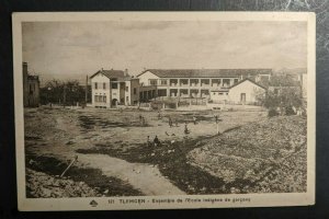 Mint Vintage Tlemcen Algeria Ensemble de IEcole Idigene de Garcons RPPC