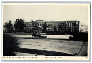 Somerset Pennsylvania PA Postcard New High School Building Exterior c1920's