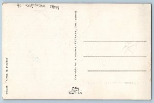 West Africa Bambara Nude Woman Ivory Coast Mali RPPC Photo Vintage Postcard