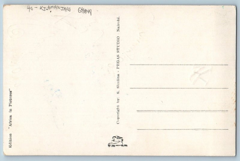 West Africa Bambara Nude Woman Ivory Coast Mali RPPC Photo Vintage Postcard