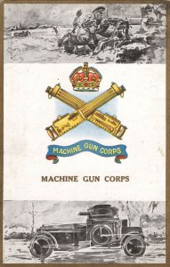 Machine Gun Corps Gale & Porter Rare Tank WW1 Military Postcard